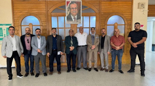 وفد من المجلس العلمي لجراحة الجملة العصبية يزور مستشفى آزادي التعليمي في محافظة كركوك 